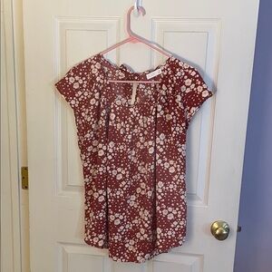 Elegant Floral Women's Blouse